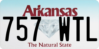 AR license plate 757WTL