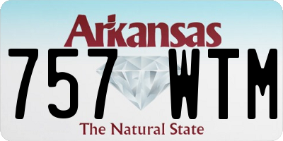 AR license plate 757WTM