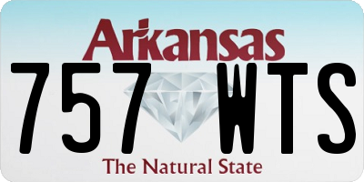 AR license plate 757WTS