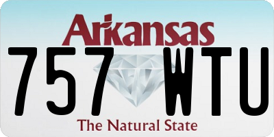 AR license plate 757WTU
