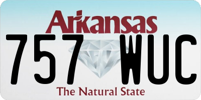 AR license plate 757WUC