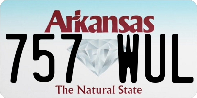 AR license plate 757WUL