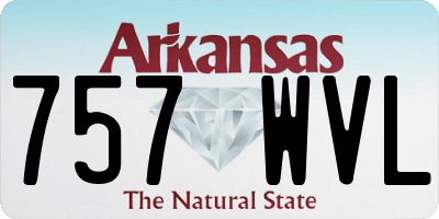 AR license plate 757WVL