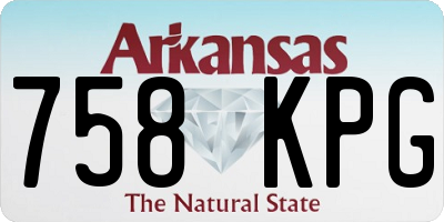 AR license plate 758KPG