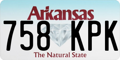 AR license plate 758KPK