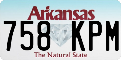 AR license plate 758KPM