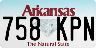 AR license plate 758KPN