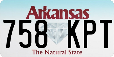 AR license plate 758KPT