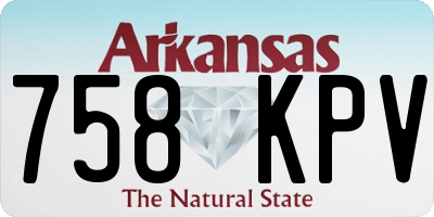 AR license plate 758KPV