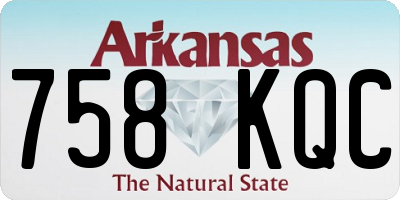 AR license plate 758KQC