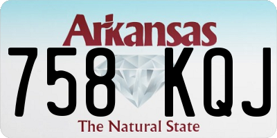 AR license plate 758KQJ