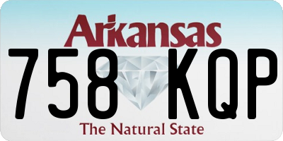 AR license plate 758KQP