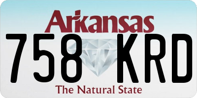 AR license plate 758KRD