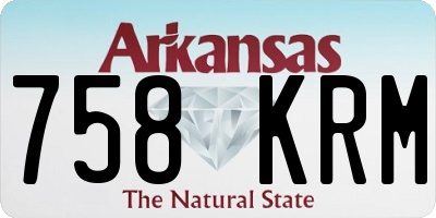AR license plate 758KRM