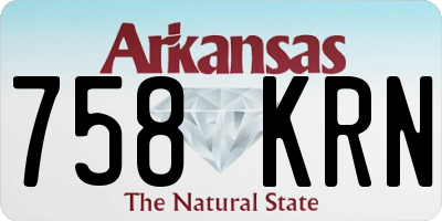AR license plate 758KRN