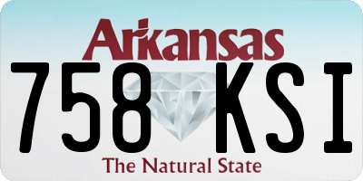 AR license plate 758KSI