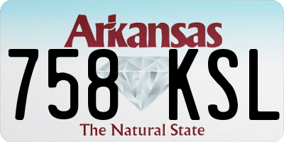 AR license plate 758KSL