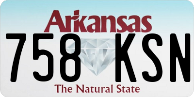 AR license plate 758KSN