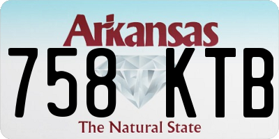 AR license plate 758KTB