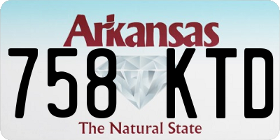 AR license plate 758KTD