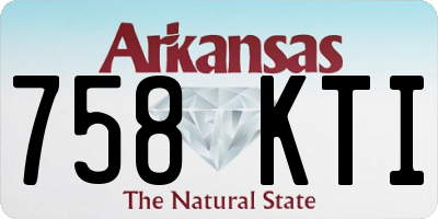 AR license plate 758KTI