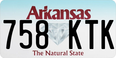 AR license plate 758KTK