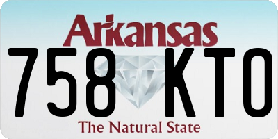AR license plate 758KTO