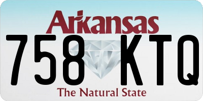 AR license plate 758KTQ