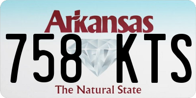 AR license plate 758KTS