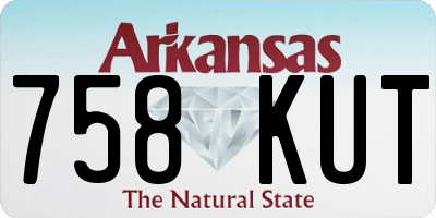 AR license plate 758KUT