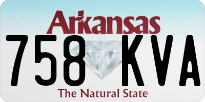 AR license plate 758KVA