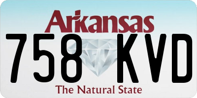 AR license plate 758KVD