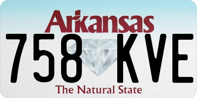 AR license plate 758KVE