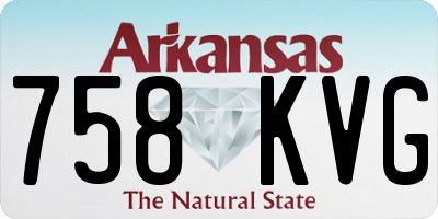 AR license plate 758KVG