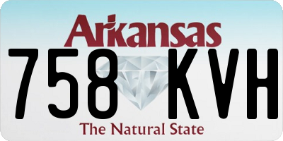 AR license plate 758KVH