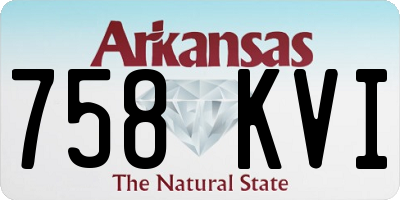 AR license plate 758KVI