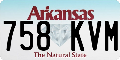 AR license plate 758KVM