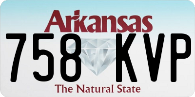 AR license plate 758KVP