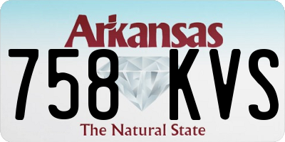 AR license plate 758KVS