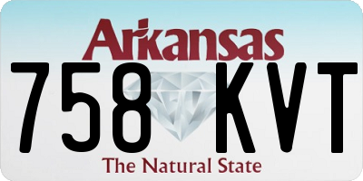 AR license plate 758KVT