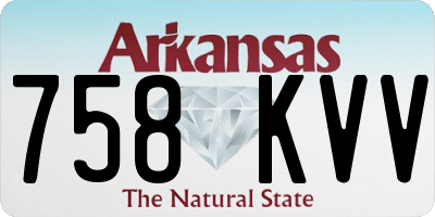 AR license plate 758KVV