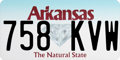 AR license plate 758KVW