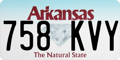 AR license plate 758KVY