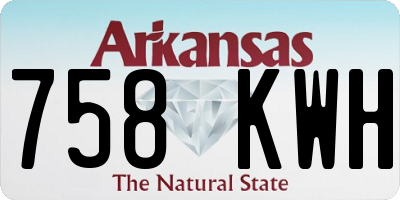 AR license plate 758KWH