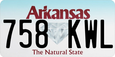 AR license plate 758KWL