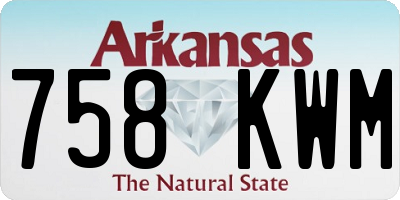 AR license plate 758KWM