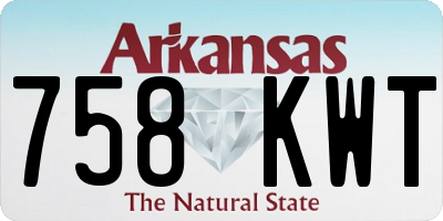 AR license plate 758KWT