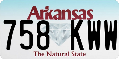 AR license plate 758KWW