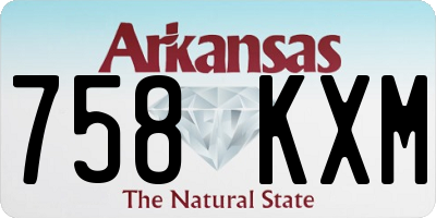 AR license plate 758KXM