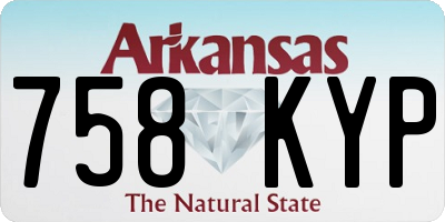 AR license plate 758KYP